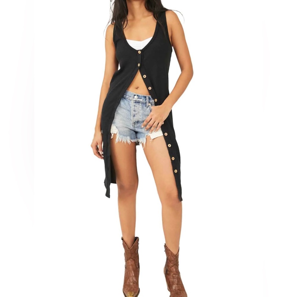 6. NWT Free People Gia Long Dress or Top - Picture 13 of 13
